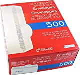 Top Flight PSTF10NWT #10 Envelopes, Strip & Seal, Security Tinted, White Paper, 24 lb, 500 Count (New Edition(500 Count))