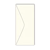 Southworth 100% Cotton Résumé #10 Envelopes, 4.125" x 9.5", 24 lb/90 GSM, Wove Finish, Ivory, 50 Count - Packaging May Vary (R14I-10L)