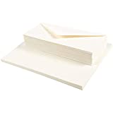 Juvale Cotton Paper Stationery with Envelope (8.5 x 11) Ivory