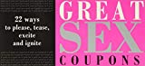 Great Sex Coupons: Romantic Love Coupons for Couples (Sexy Valentine's Day Gift for Husband/Wife, Boyfriend/Girlfriend, Partner)