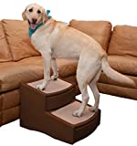 Pet Gear Easy Step II Extra Wide Pet Stairs, 2-step/for cats and dogs up to 200-pounds, Chocolate, (PG9720XLCH)