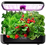 Hydroponics Growing System, G TASTE 12 Pods Indoor Herb Garden Starter Kit with LED Grow Light, Smart Germination Kit Garden Planter for Family Home Kitchen with Cycle Timing Function