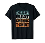 BBQ Smoker Themed Retro - Vintage My Meat Smoking T-Shirt