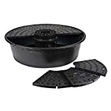 Little Giant DFB36 36-Inch Disappearing Water Fountain Basin, Supports Up to 2,000 lbs, Black, 566517