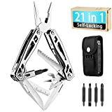 WETOLS 21-in-1 Multi-Pliers, Multi-Tools, Foldable and Self-Locking, with Hard Stainless Steel, Multitool Used as Pliers, Knife, Bottle Opener, Screwdriver, Sickle etc, WE-182