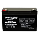 ExpertPower 6V 12Ah SLA Sealed Lead Acid Battery F1 Terminal/Replacement for Portalac GS PE6V12, RBC48, Power Patrol SLA0959, SLA 0959