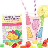 Cute Gummy Bear Set of Candy Inspired See Through Clear Vinyl Stickers