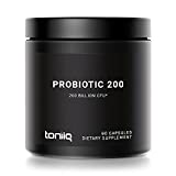 200 Billion CFU Probiotic Supplement by Toniiq - 30 Verified Third-Party Tested Strains - Fully Shelf-Stable Probiotics Formula with Prebiotic Blend - Extended Release Capsules