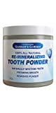 Garner's Garden Tooth Powder 2 oz, made with Bentonite and Kaolin Clay + Baking Soda to Deodorize and Adsorb Odor Causing Bacteria in your Mouth