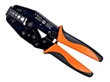 GIZWIZ RF Coax Ratchet Crimp Tool RG58 RG59 RG62 RG174 Fiber Optic .043" .068" .100" .137" .213" .255" G-H3G