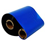 DEFMATE 4.33" x1476' (110mmx450m) Thermal Transfer Ribbon Core 1" Ink Outside Wax Ribbons Resin Enhanced Wax for Zebra GK420D SM4 ZT410 Tec Datamax Intermec Citizen Printer