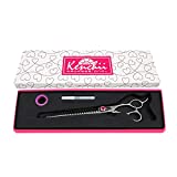 Kenchii Dog Grooming Scissors | 22 Tooth Blender Dog Grooming Shears | Thinning Shears For All Dog Breeds | Pet Hair Blending Scissor | Pet Grooming Accessories | Love Collection