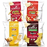 Simply Brand Organic Snacks, Simply Variety Pack, 0.875 Ounce (Pack of 36) - Assortment May Vary