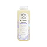 The Honest Company Foaming Bubble Bath | Gentle for Baby | Naturally Derived, Tear-free, Hypoallergenic | Lavender Calm, 12 fl oz