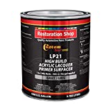 Custom Shop Premium High Build Acrylic Lacquer Primer Surfacer, 1 Gallon - Fast Filling, Drying, Easy Sanding, Excellent Adhesion - Apply Over Metal Steel, Body Filler Putties, Automotive Industrial
