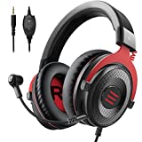 EKSA E900 PC Gaming Headset - PS4 Headset Wired Gaming Headphones with Noise Canceling Mic, Over Ear Headphones Compatible with PS4/PS5 Controller, Xbox One, PC, Computer