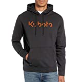 ERTMU Mens Fashion Pullover Hoodie Kubota-Logo Casual Black Sweatshirt Novelty Logo Cool Hoodied Tops, Large