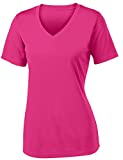 Opna Women's Short Sleeve Moisture Wicking Athletic Shirt, Medium, Pink Raspberry