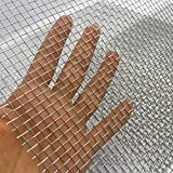 2PACK 304 Pretty Sturdy 12” X 24”(310mm X 610mm), 5 Mesh Wire Mesh Screen, Stainless Screen, Mesh Screen Never Rust, Hard and Heat Resisting Wire Mesh Used for Many Projects by Valchoose