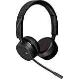 Plantronics - Voyager 4220 UC USB-A (Poly) - Bluetooth Dual-Ear (Stereo) Headset - Connect to PC, Mac, & Desk Phone - Noise Canceling - Works with Teams, Zoom & more