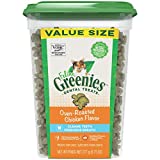 FELINE GREENIES Adult Dental Cat Treats, Oven Roasted Chicken Flavor, 9.75 oz. Tub