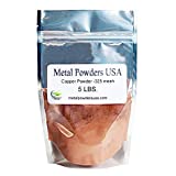 Copper Powder -325 Mesh Five Pounds (5LBS) Ships UPS