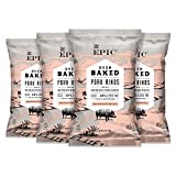 Epic Provisions Artisanal Oven Baked Pork Rinds, Pink Himalayan Sea Salt, 2.5 oz, 4 ct