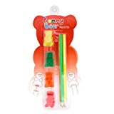 Made By Humans Gummy Bear Pencils, Set of 4 (823)