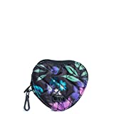 Lug Women's Heart Coin Pouch, Bloom Black, One Size