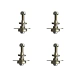 Acxico 4Pcs Rocking Chair Bearing Connecting Piece Rocking Chair Bearing Screws Kits Furniture Connecting Fittings