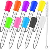 Liquid Droppers for Kids Crafts, 10 Pack 5ml Medicine Droppers 100% BPA Free, with Bulb Tip and Clean Brush for Oral, Kids Candy Mold