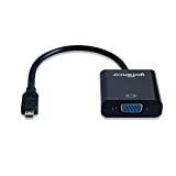 gofanco Active Micro HDMI to VGA Converter (Black) with Micro USB Power Cable for Micro HDMI Enabled Ultrabooks, Tablets, Smartphones, Cameras and camcorders to Connect to VGA displays (MicroHDVGA)