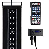 Current USA Satellite Freshwater LED Plus Full Spectrum RGB+W Light for Aquariums 48''-60'' with Wireless 24 Hour Remote Control
