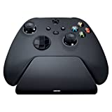 Razer Universal Quick Charging Stand for Xbox Series X|S: Magnetic Secure Charging - Perfectly Matches Xbox Wireless Controllers - USB Powered - Carbon Black (Controller Sold Separately)