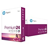 HP, Premium24 Paper, HEW115300, 98 Bright, 24pound, 8.5 x 11, Ultra White, 500 Sheets/Ream, 5 Reams/Carton, Sold As 1 Carton