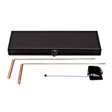 Voisin Products Copper Dowsing Rods in Wood Case & Copper Pendulum i | Also Called Divining Rods, Dowsing Sticks, & Witching Rods | Tool for Water Divining, Ghost Hunting, & Finding Items