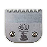 Furzone Detachable Blade - Size 40 Blade 1/100", Made of Extra Durable Japanese Steel, Compatible with Most Andis, Oster, Wahl A5 Clippers