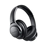 Anker Soundcore Life Q20 Hybrid Active Noise Cancelling Headphones, Wireless Over Ear Bluetooth Headphones, 40H Playtime, Hi-Res Audio, Deep Bass, Memory Foam Ear Cups, for Travel, Home Office