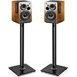 PERLESMITH Universal Floor Speaker Stands 28 Inch for Surround Sound, Klipsch, Sony, Edifier, Yamaha, Polk & Other Bookshelf Speakers Weight up to 22lbs - 1 Pair