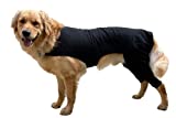 Buckwheat Dog Hind Leg Sleeve Prevents Licking Back Legs, Cone of Shame Alternative, Recovery Suit with Pants Cover and Protect Wounds, Granulomas, After Surgery Rear Leg TPLO Incisions XL, Blue