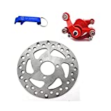 TC-Motor Front Left Side Disc Brake Caliper 29mm 120mm Brake Disc Rotor For 2 Stroke Minimoto Electric Go Kart Scooter Pocket Bike ATV Quad