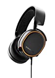 SteelSeries Arctis 5 - RGB Illuminated Gaming Headset with DTS Headphone: X v2.0 Surround - for PC and PlayStation 4 - Black