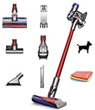 Flagship Dyson V8 Fluffy HEPA Cordless Stick Vacuum Cleaner: Lightweight, Powerful, Bagless Ergonomic, Telescopic Handle, Rechargeable Battery, Height Adjustable + Marxsol One Microfiber Cloth