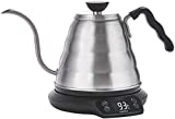 HARIO Power Kettle with Temperature Control"Buono N" EVT-80-HSV (SILVER  BLACK)Japan Domestic Genuine ProductsShips from Japan