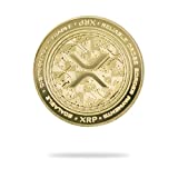 Cryptochips | XRP (Ripple) Physical Crypto Coin | Commemorative Cryptocurrency You Can HODL (Gold)
