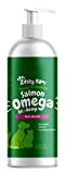 Zesty Paws Salmon Omega Oil + Hemp for Dogs & Cats - with Wild Alaskan Salmon Oil - Omega 3 & 6 Fatty Acids with EPA & DHA for Pets - Supports Normal Skin Moisture & Immune System Function - 16oz
