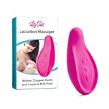 LaVie Lactation Massager for Breastfeeding, Nursing, Pumping, Support for Clogged Ducts, Mastitis, Engorgement, Milk Flow (Rose Color)