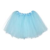 My Lello Little Girls Tutu 3-Layer Ballerina Light Blue (10 mo - 3T)