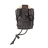 High Speed Gear MOLLE Mounted Handcuff Taco Pouch | Universal Handcuff Holster Fits Chain and Hinged Cuffs (Black)