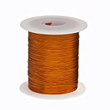 Remington Industries 30H200P.25 30 AWG Magnet Wire, Enameled Copper Wire, 200 Degree, 4 oz, 0.0114" Diameter, 783' Length, Natural